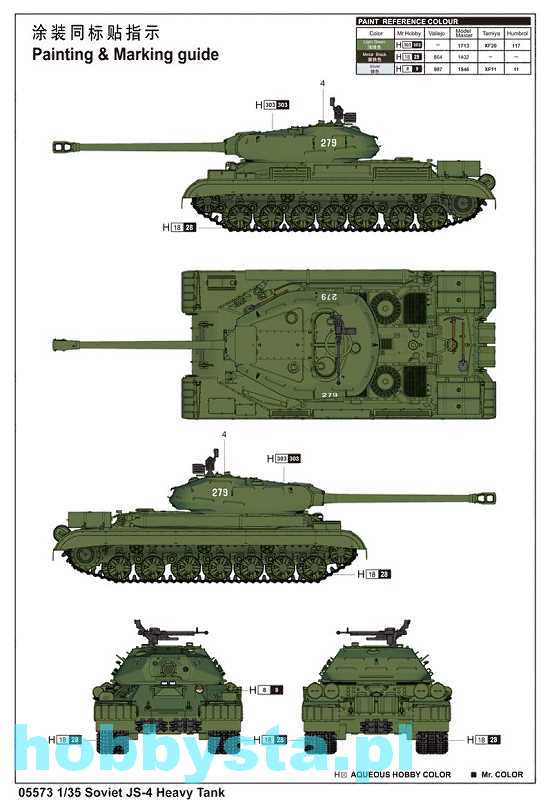 Soviet JS-4 Heavy Tank Trumpeter 05573